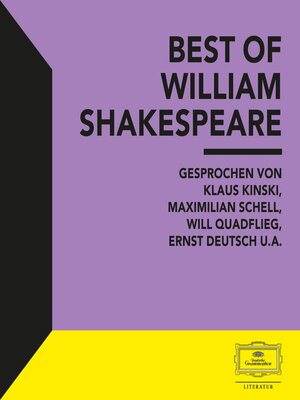 cover image of Best of William Shakespeare